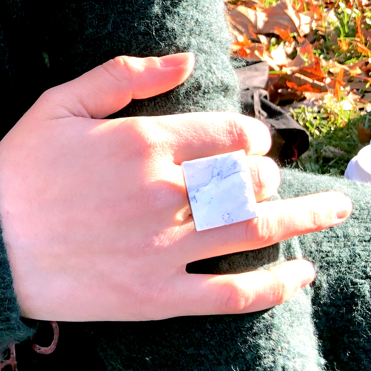 Faux Marble Ring