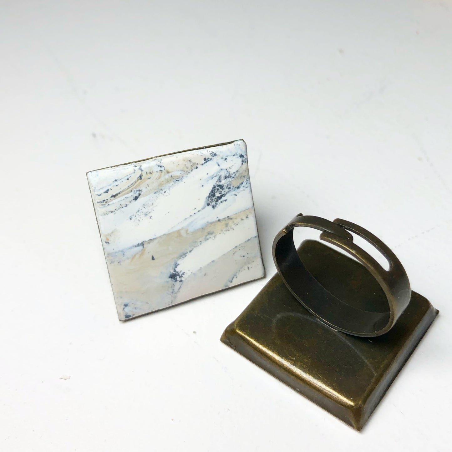 Faux Marble Ring