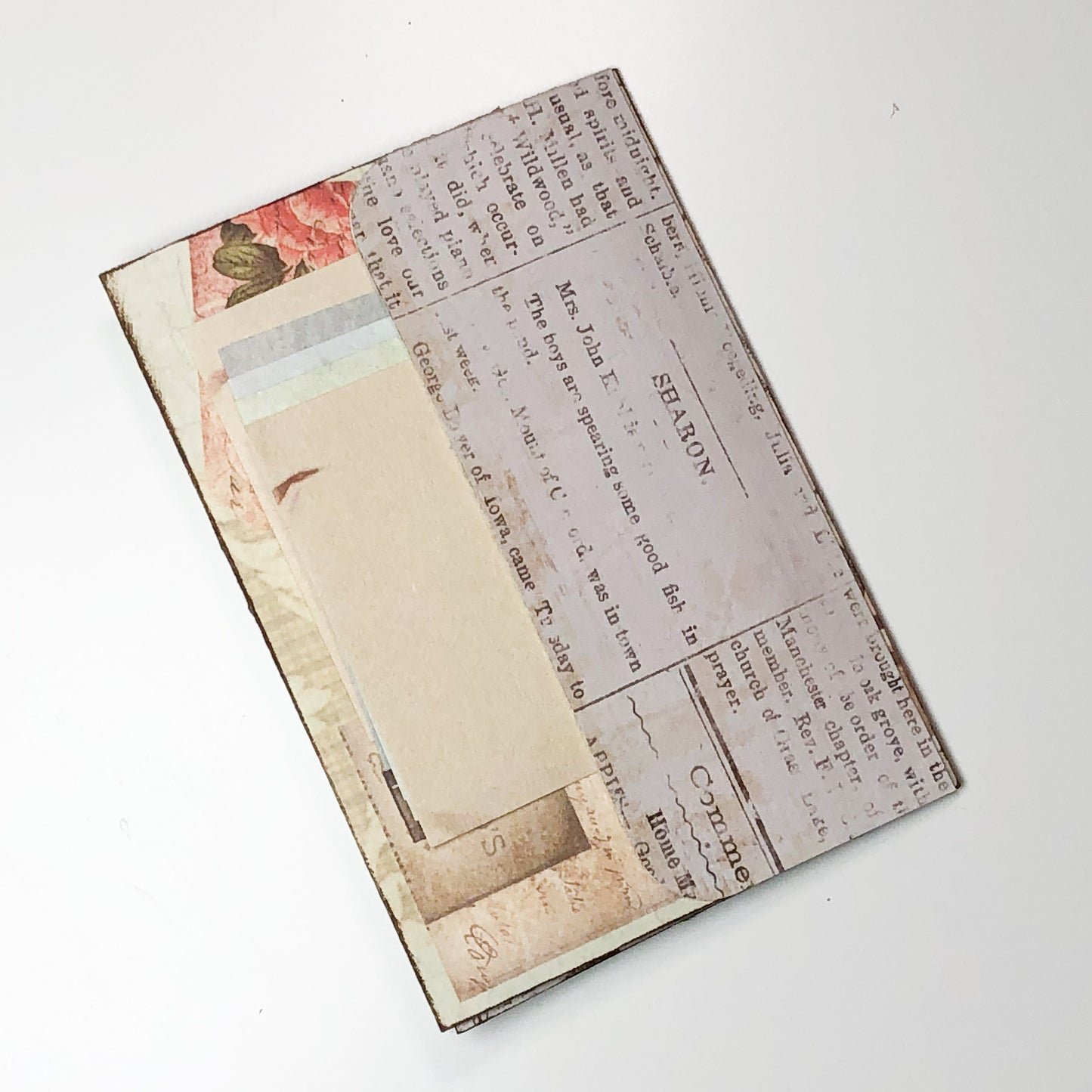 Handmade Mini Notes Folio: Butterfly