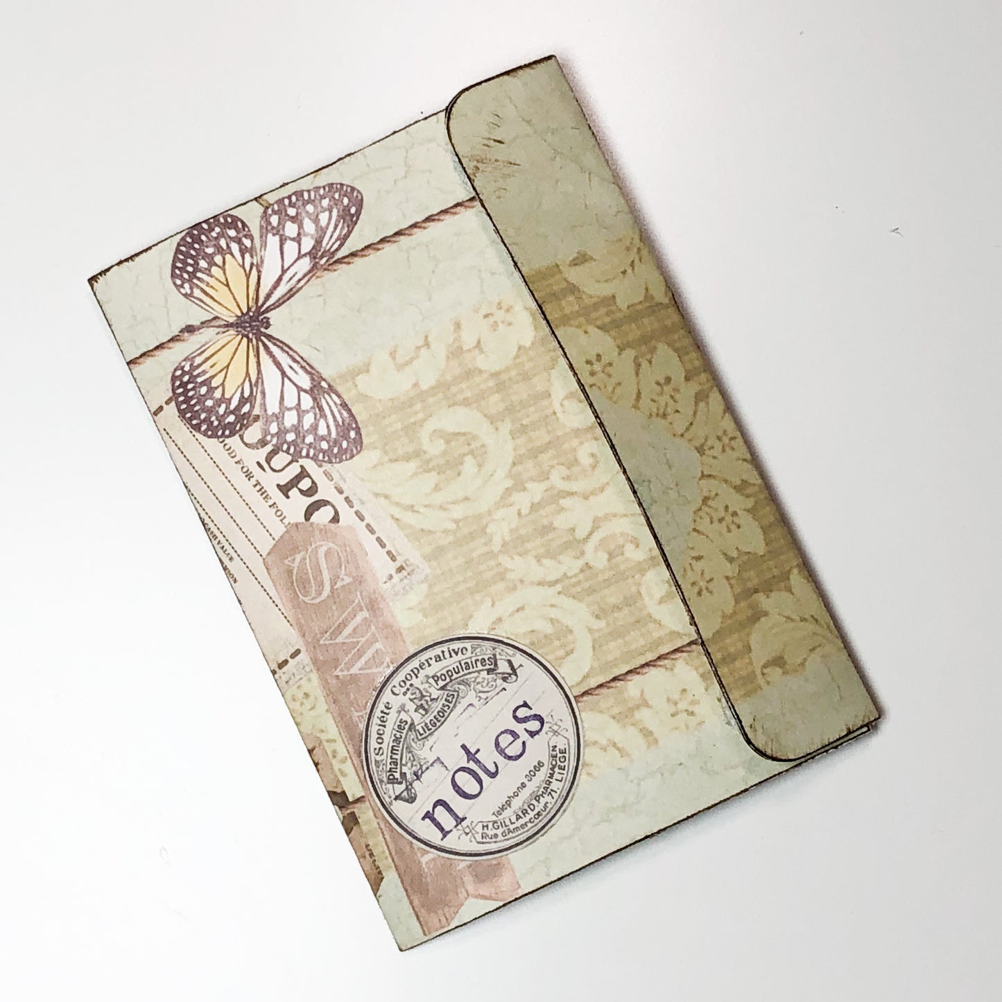 Handmade Mini Notes Folio: Butterfly