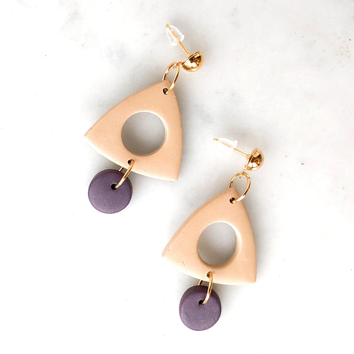 the Linda - Color Block Collection: Aubergine