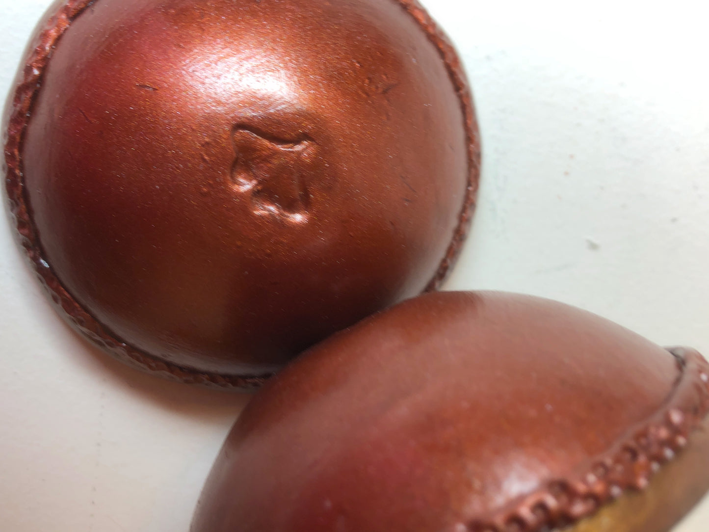Faux Hammered Gold & Copper Trinket Dishes