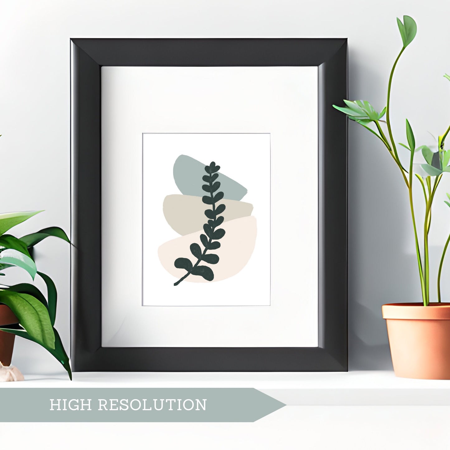 Abstract Boho Trio Printable Art: Soft Sand