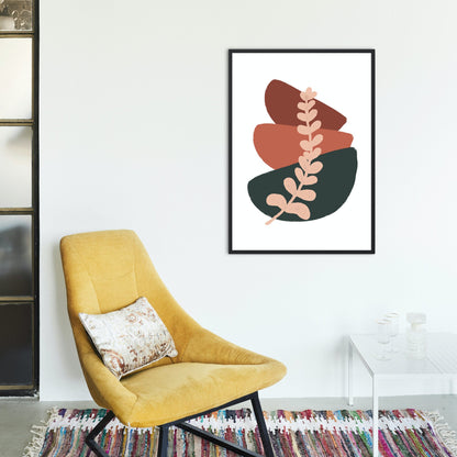 Abstract Boho Trio Printable Art: Brick